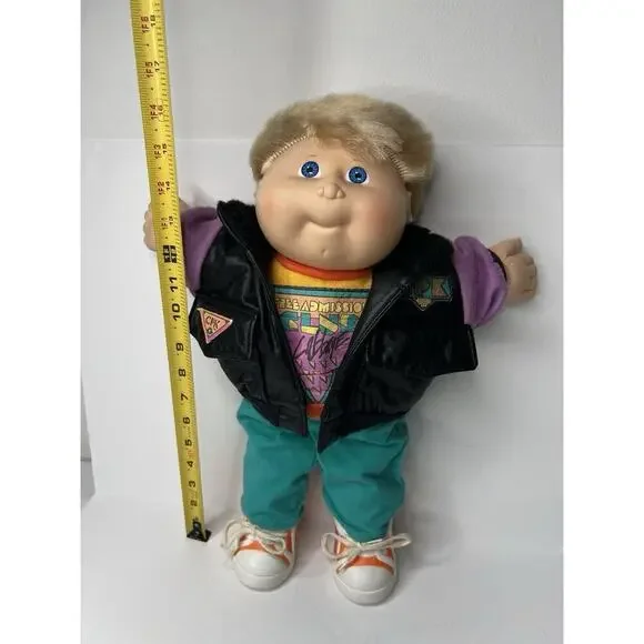 Vintage Free Admission Club Cabbage Patch Kid Boy Blonde Yellow